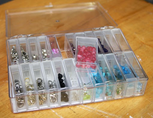 Darice Bead Storage System with 24 Containers, 1 x 0.5 x 2
