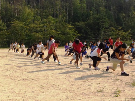 われら広島三育学院 体育祭に向けて 大ムカデの巻