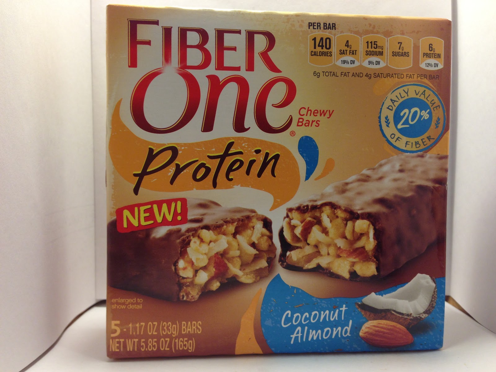 Crazy Food Dude Review Fiber One Protein Coconut Almond Chewy Bars