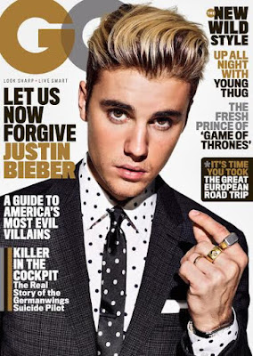 Justin Bieber covers the March 2016 Issue of GQ Magazine
