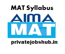 MAT Syllabus MAT Syllabus