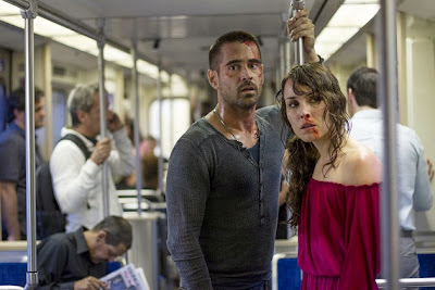 Noomi Rapace and Colin Farrell in Dead Man Down