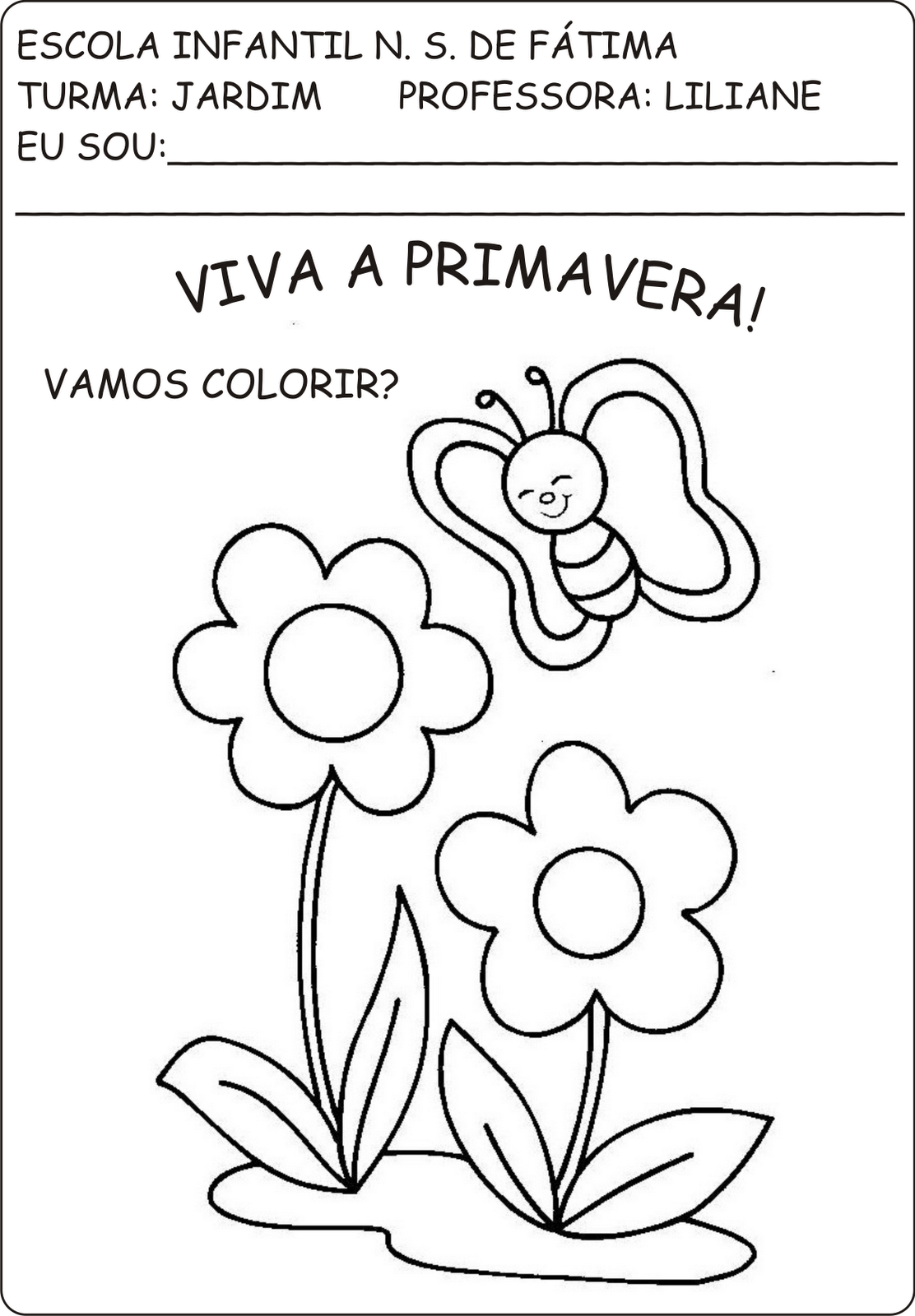 Contos de fadas na Educação : Atividade Primavera (Educação Infantil)