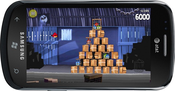 Angry Birds is Now Available For Windows Phone 7