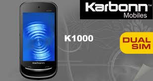 Dual SIM Touchscreen Mobile Karbonn K1000
