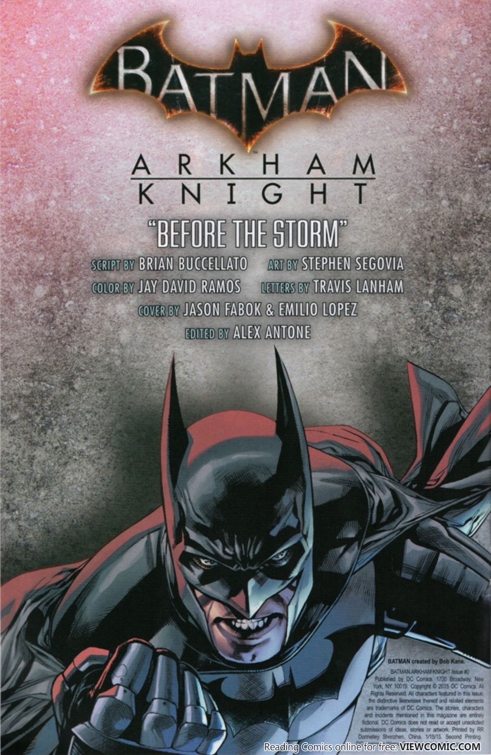 Batman – Arkham Knight 000 (2015) | Read All Comics Online