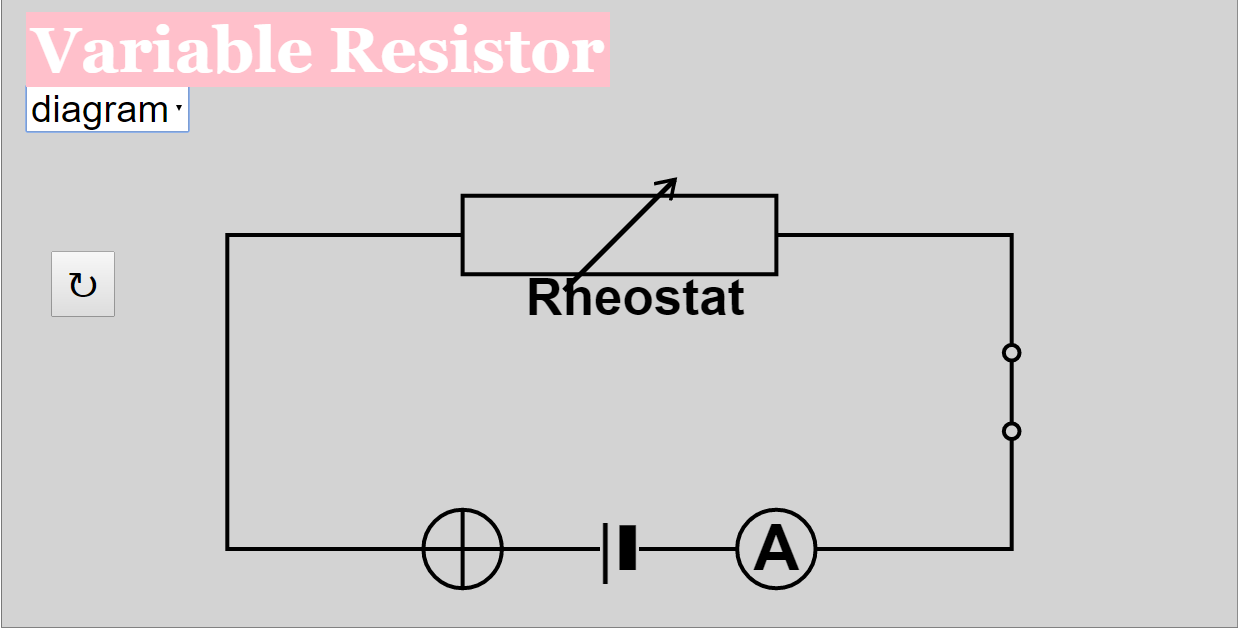 Variable Resistor Circuit Diagram