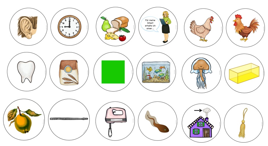 Ideenreise: Bildkarten zu Rechtschreibbesonderheiten (Qu/qu und Dehnungs-h)