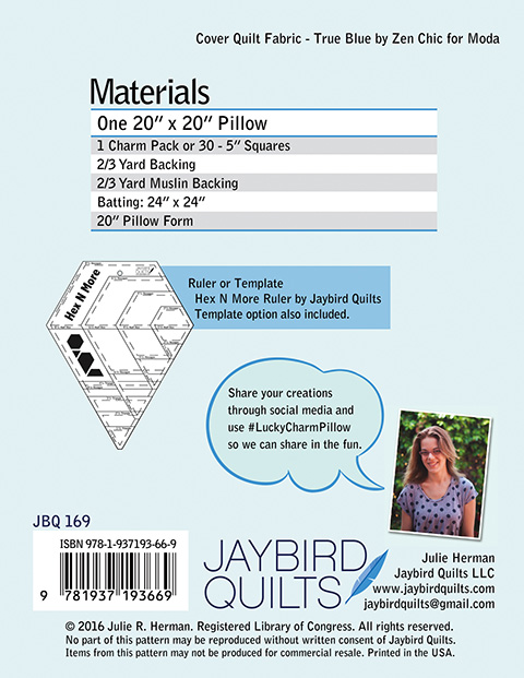 Lucky Charm Pillow | jaybird quilts | Bloglovin’