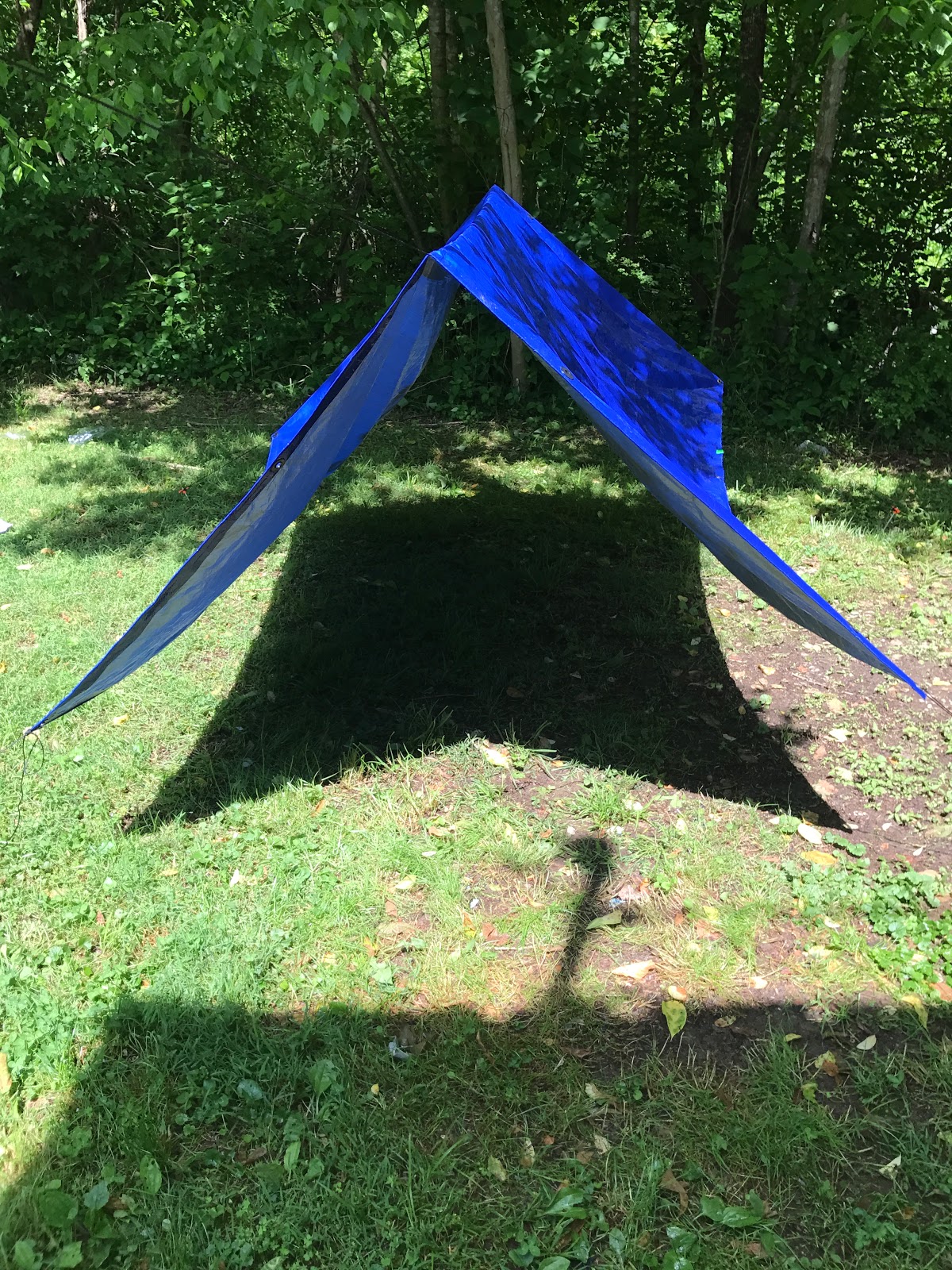BackPack BushCraft Pitch the Tent and Use a Tarp Easy Tarp Set Ups for Beginners