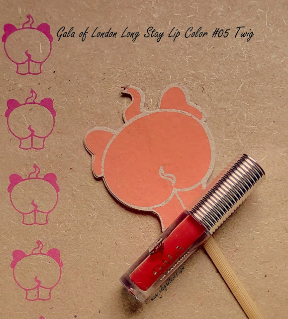 review Gala Of London Long Stay Lip Color #05 Twig