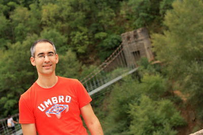 Puente Colgante sobre el rio Noguera Pallaresa