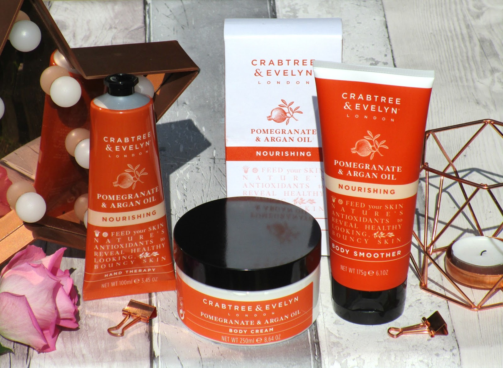 Crabtree & Evelyn's NEW Pomegranate & Argan Oil Range
