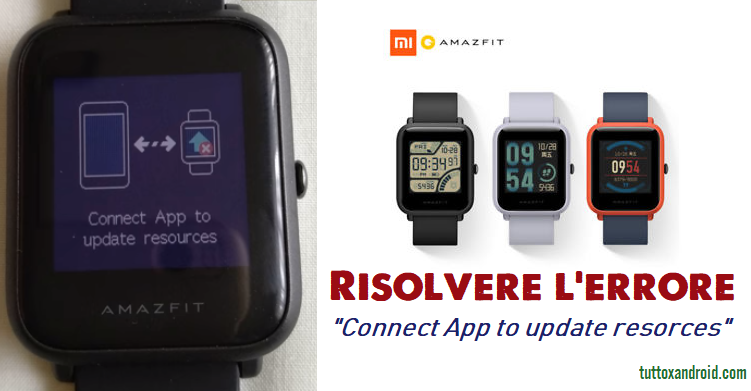 connecting amazfit bip