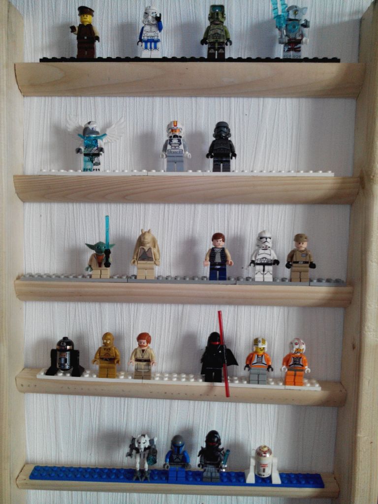 coutures & bidouilles: Construire une ?�tag?�re LEGO Star Wars