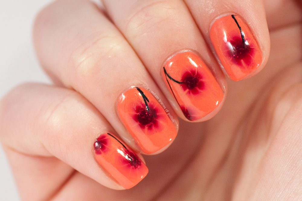 Red and Orange Nail Art Ideas for Fall - wide 7