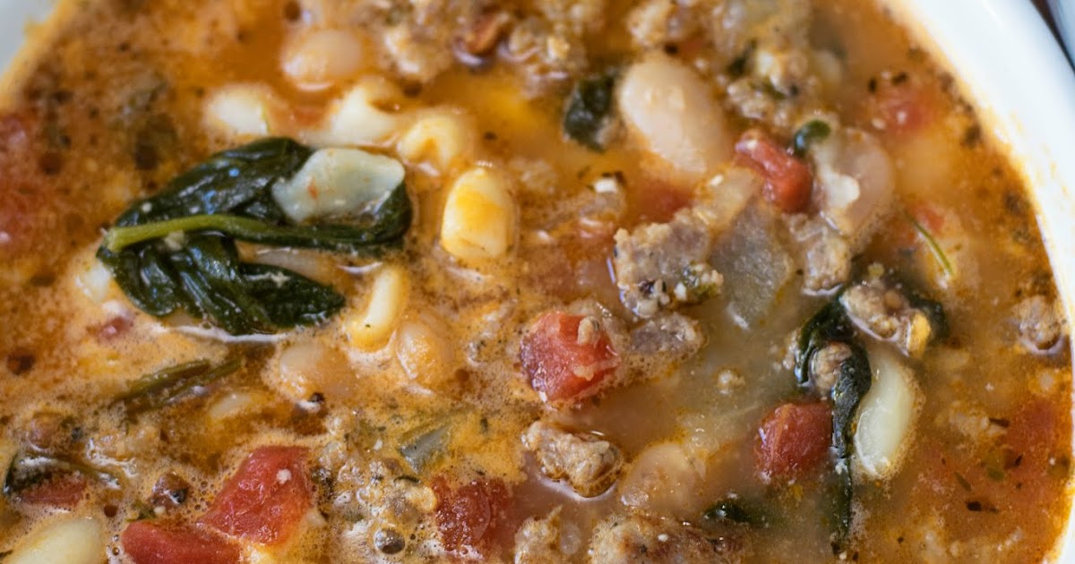 Italian Sausage and White Bean Soup Recipe - The Kitchen Wife