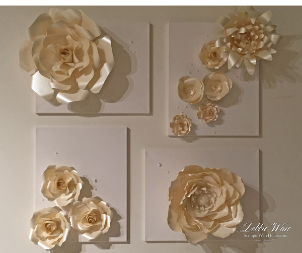 stampin ware house wedding diy paper flower backdrop its sale a paper flower picture frame