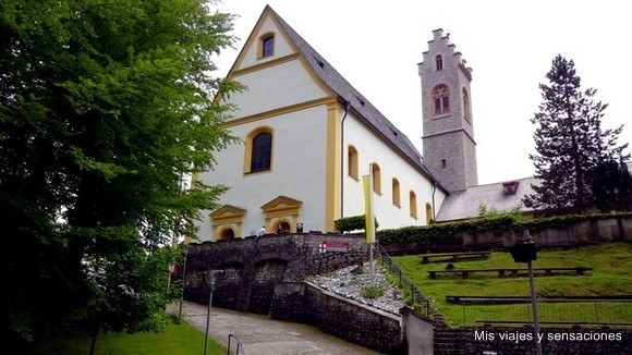 convento de St. Georgenberg, garganta de Wolfsklamm, Tirol, Austria