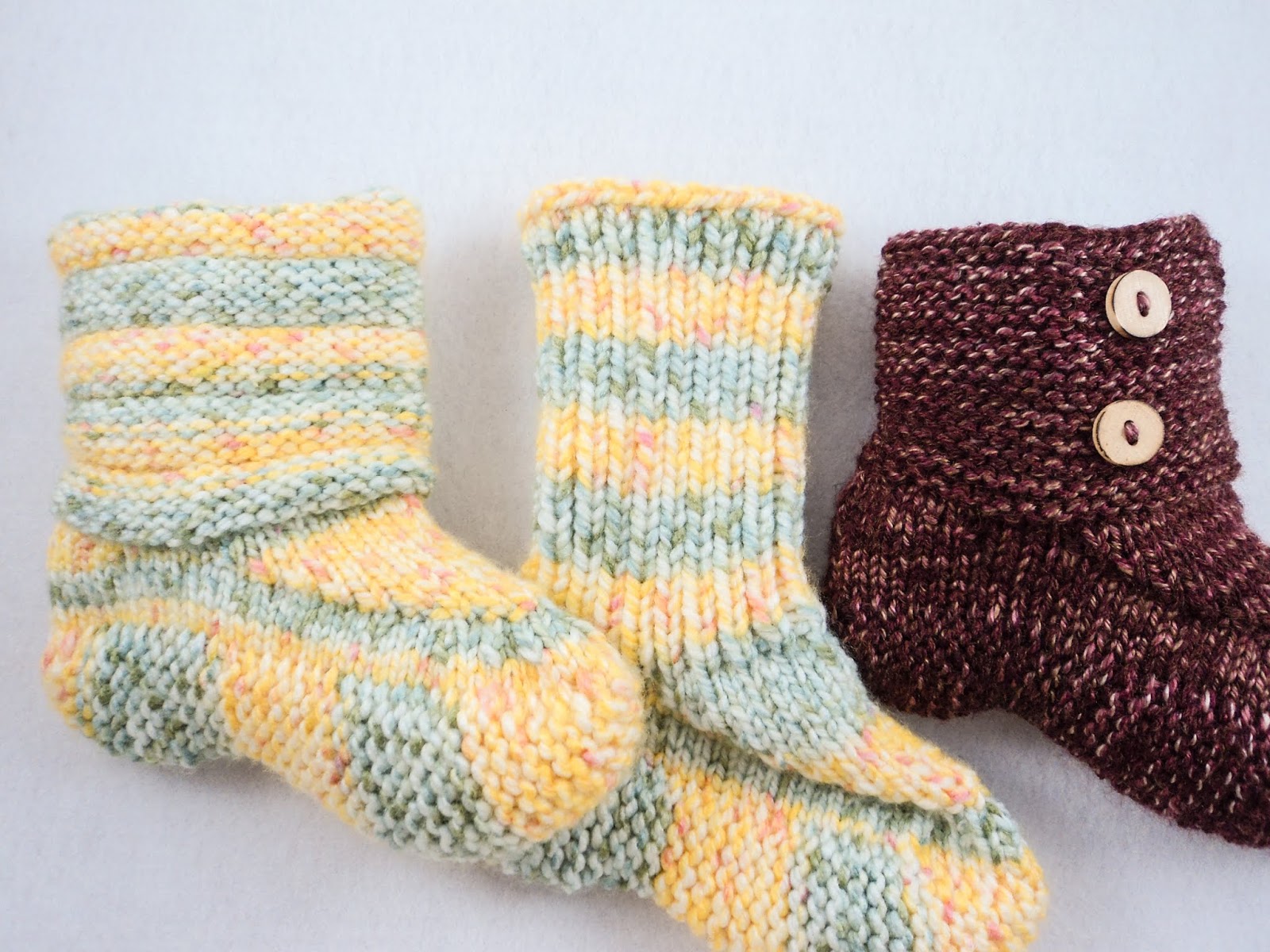 moniqueraedesigns: New! Her Slipper Sock Knitting Pattern!