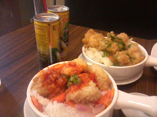 Sweet & Sour and Curry Fish at Mandarin Centrio