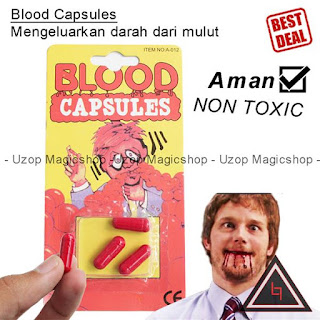 Jual alat sulap Blood Capsules darah kelur dari mulut Jual alat sulap Blood Capsules darah kelur dari mulut