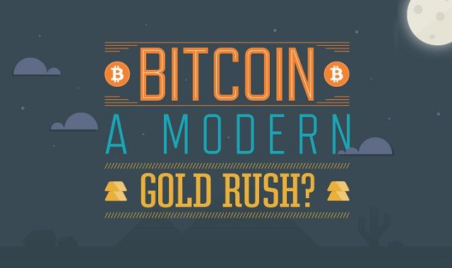 Image: Bitcoin a Modern Gold Rush? #infographic