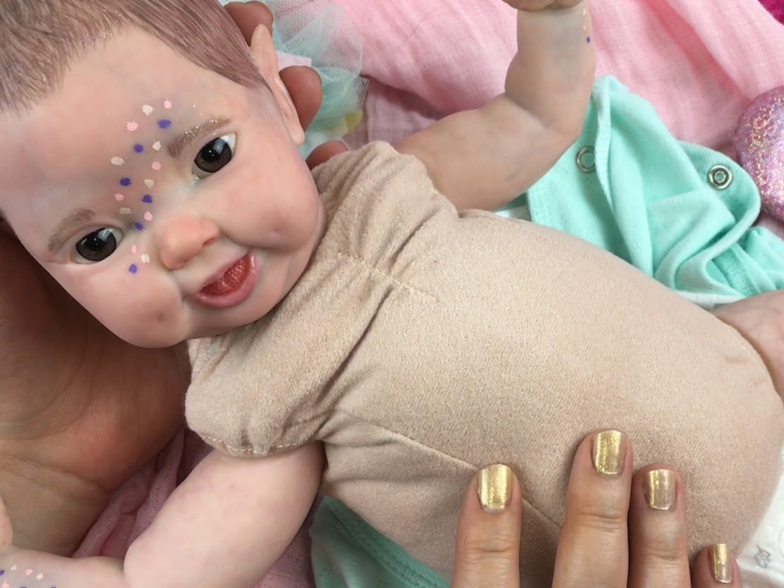 Fun with Baby Alive Our New Cupcake Fairy Reborn Painted by Kelli Maple