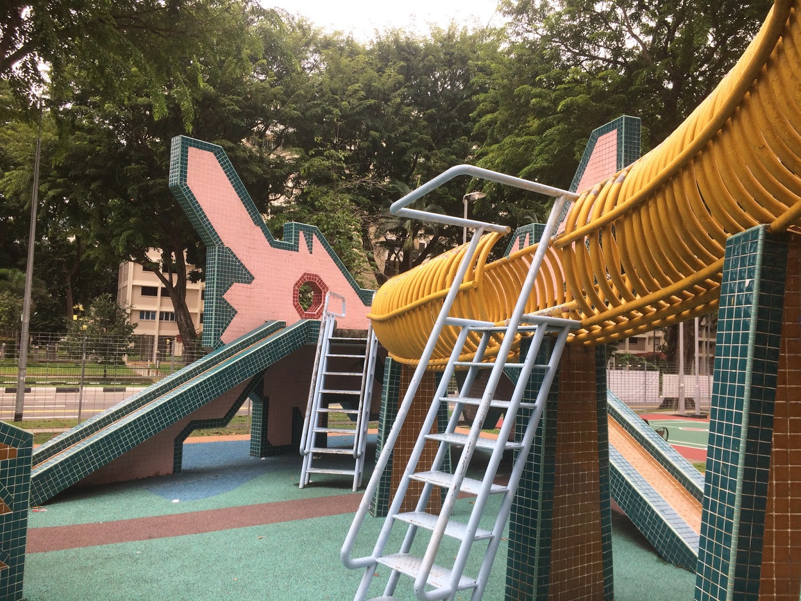 Dragon Playground Ang Mo Kio; Singapore Moonlit