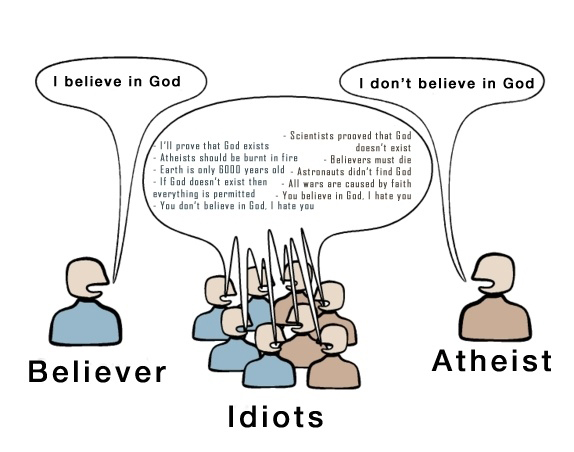 The+Major+Difference+Between+Believer+Idiot+And+Atheist
