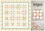 'Summer's Blush' layer cake quilt PDF pattern