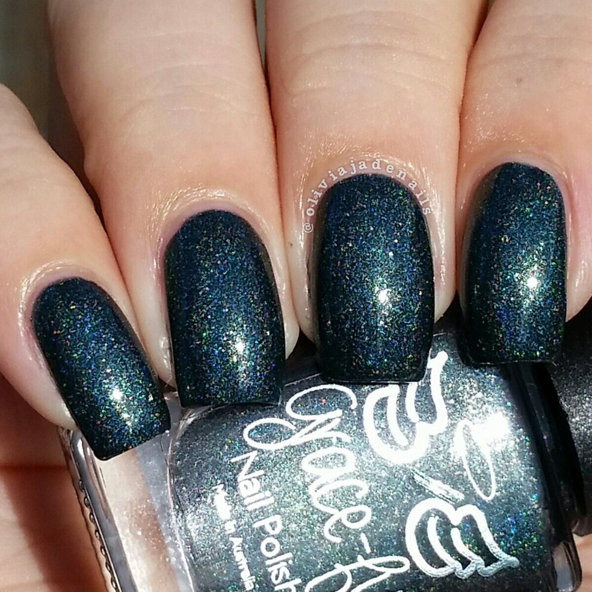 Grace-full Nail Polish Ghost Vampire swatched by Olivia Jade Nails