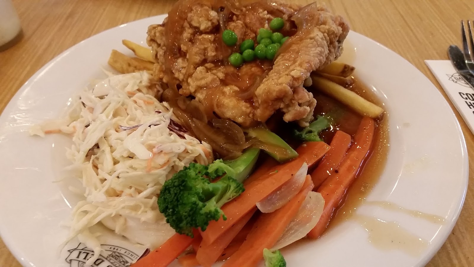 UTOPIA Dave's Deli Lunch with colleague