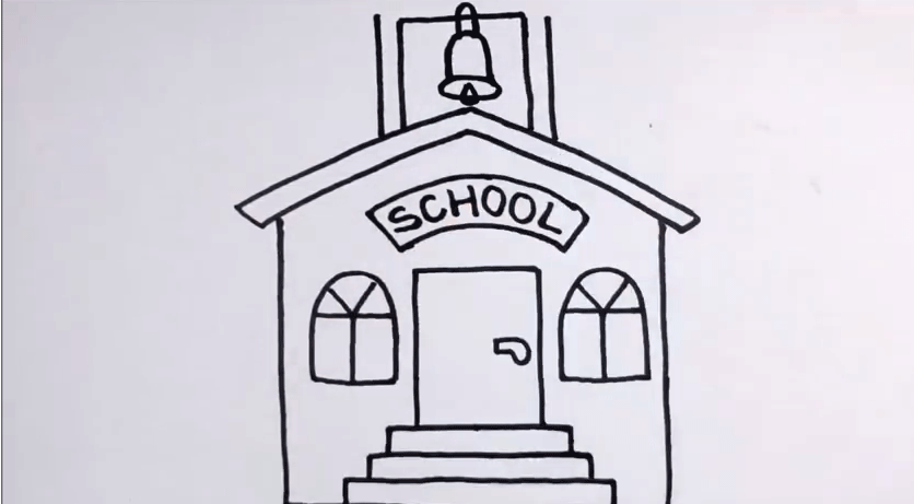 Tutorial Menggambar Gedung | menggambar gedung sekolah untuk anak usia dini tk dengan Tutorial Menggambar Gedung | menggambar gedung sekolah untuk anak usia dini tk dengan
