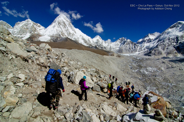 Khumbu Glacier, EBC Trek