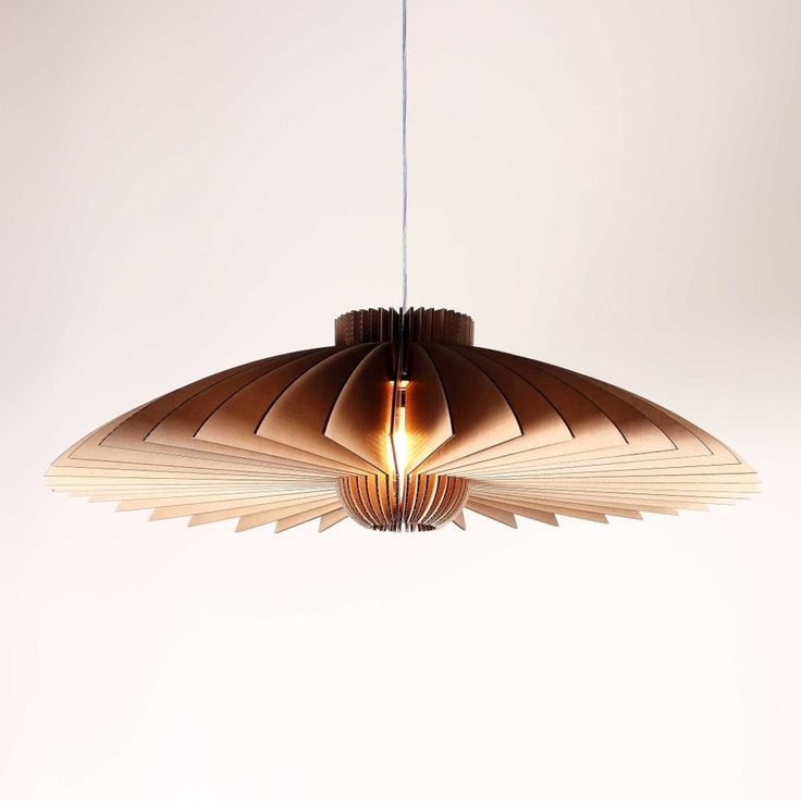 How to Recycle: 19 Amazing Corrugated Cardboard Ceiling Lamps