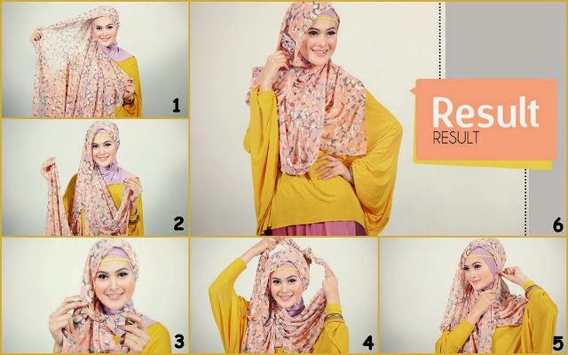 Cara Memakai Model Jilbab Modern 2014 Cara Memakai Model Jilbab Modern 2014