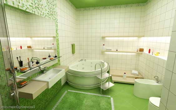 Green Bathroom Color Decorating Ideas Green Bathroom Color Decorating Ideas