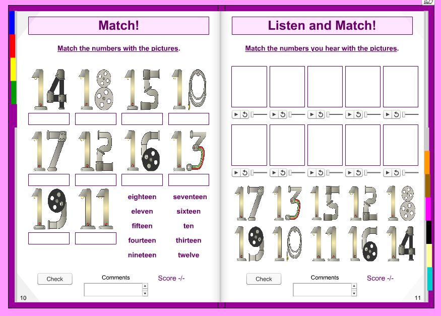 Interactive Book: Numbers