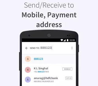 Custom Payment App - BHIM Screenshot