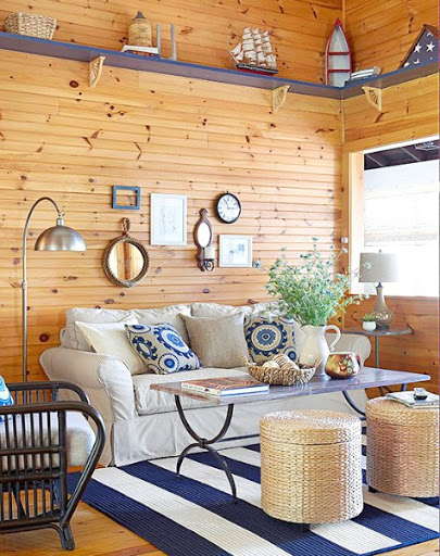 Small Nautical Living Room Ideas