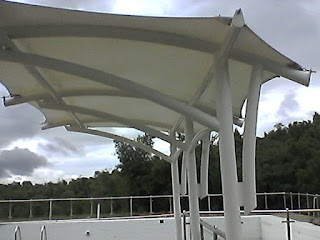 Tenda membrane/Canopy membrane tukang pembuat  tenda membrane di jakarta timur