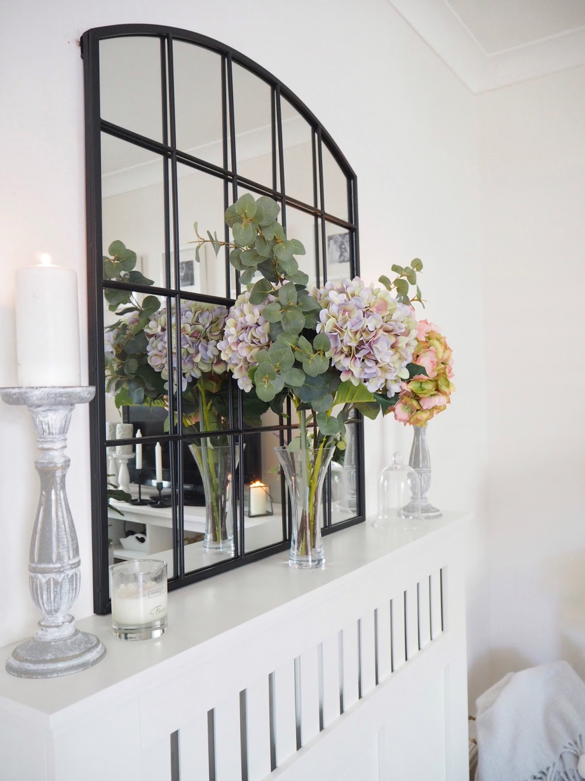 Three ways to style A radiator cover Dove Cottage