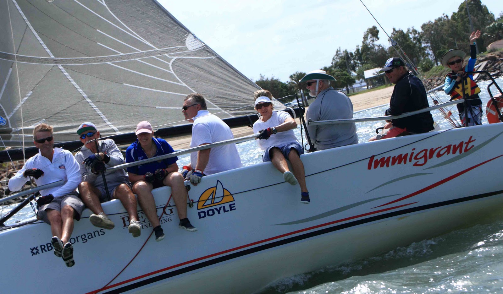 Sailing at the Port Curtis Sailing Club, Gladstone, Queensland Club