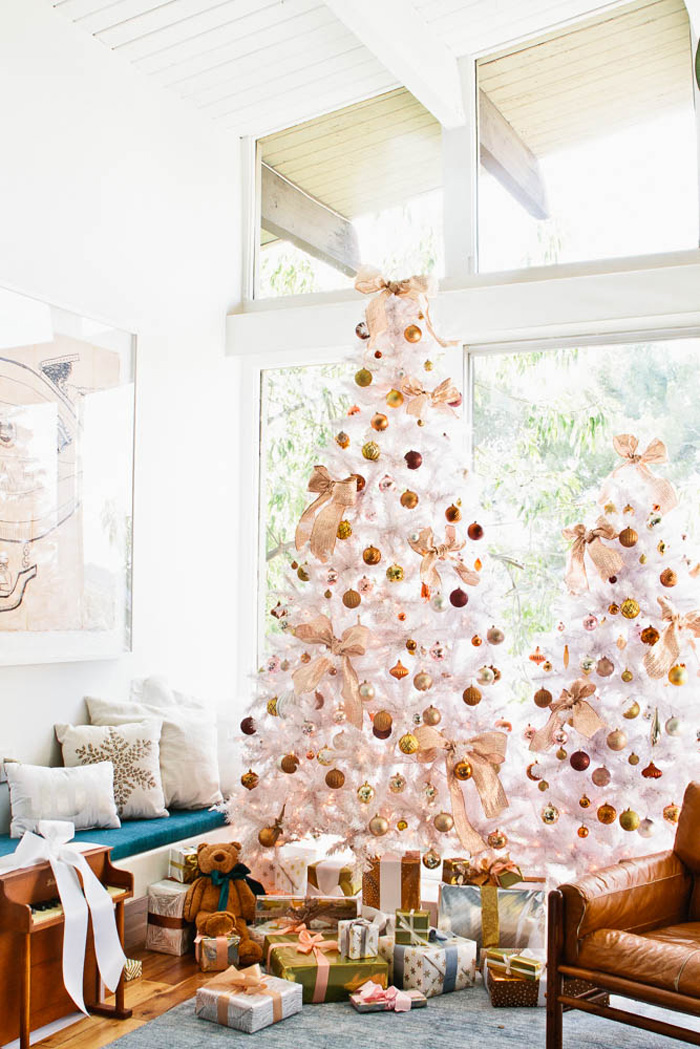 Christmas holiday decorating tree