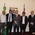 Rafael Leitoa e prefeito Américo de Sousa participam de reunião nos Palácio dos Leões