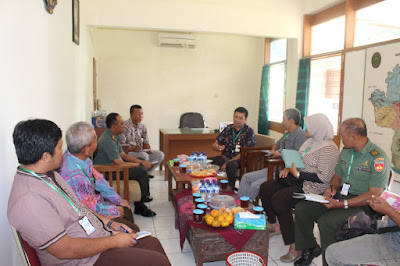 DANDIM 0725/SRAGEN RAKOOR MENINDAKLANJUTI SIDAK MENTERI PERTANIAN