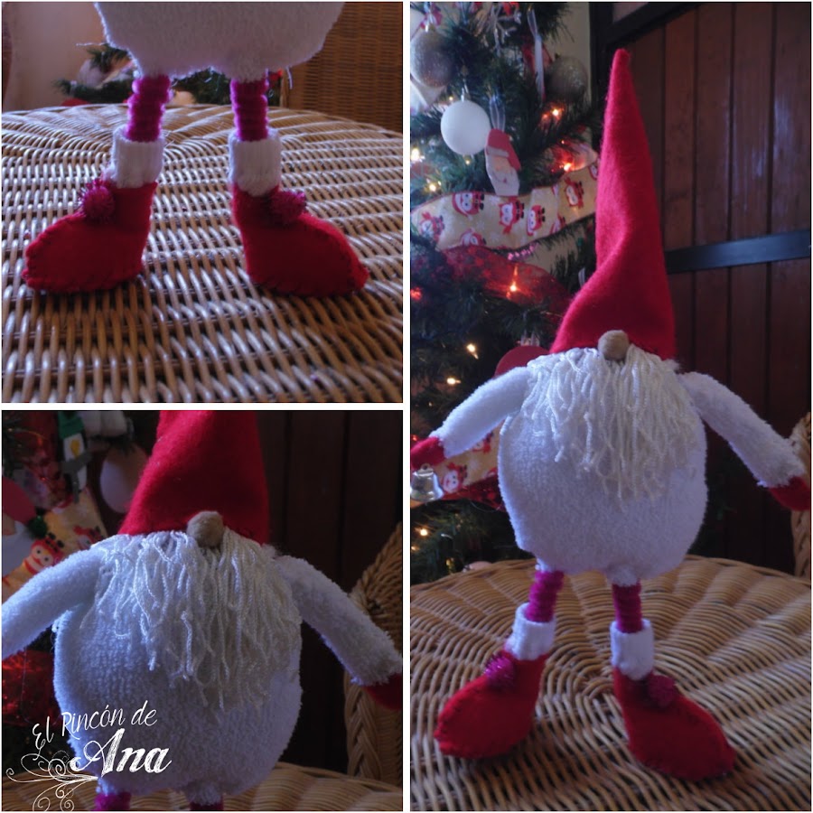 Gnomo navideño y Trufas de chocolate