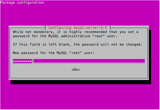 mysql set root password mysql set root password