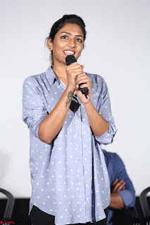 Poojita Super Cute Smile in Blue Top black Trousers at Darsakudu press meet ~ Celebrities Galleries 009